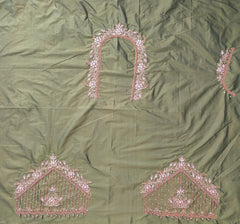 NR1248MG - Mahendi Green Colour Maggam Work Blouse