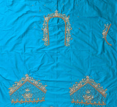 NR1248SB - Sky blue Colour Maggam Work Blouse