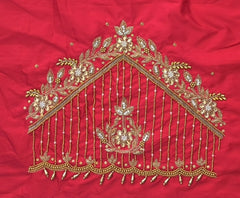 NR1248R - Red Colour Maggam Work Blouse