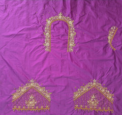 NR1248PR - Purple Colour Maggam Work Blouse