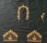 NR1248BG - Bottle Green Colour Maggam Work Blouse