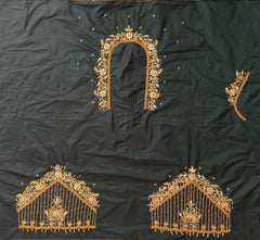 NR1248BG - Bottle Green Colour Maggam Work Blouse