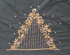 NR869BG - Bottle Green Colour Maggam Work Blouse