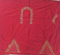 NR869R - Red Colour Maggam Work Blouse