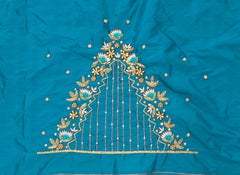 NR869RG - Rama Green Colour Maggam Work Blouse