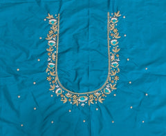 NR869RG - Rama Green Colour Maggam Work Blouse