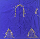 NR869IB - Ink Blue Colour Maggam Work Blouse