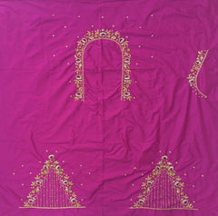 NR869MP - Magenta Pink Colour Maggam Work Blouse