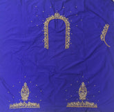 NR839IB - Ink Blue Colour Maggam Work Blouse