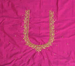NR839P - Pink Colour Maggam Work Blouse