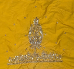 NR839Y - Yellow Colour Maggam Work Blouse