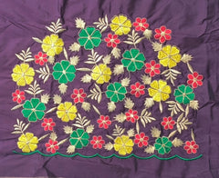 NR469WN - Wine Colour Computer Multi Work Blouse