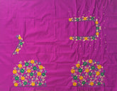 NR469MP - Magenta Pink Colour Computer Multi Work Blouse