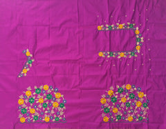 NR469MP - Magenta Pink Colour Computer Multi Work Blouse