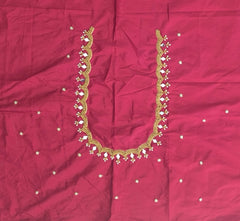 NR920MR -Maroon Colour Maggam Work Blouse