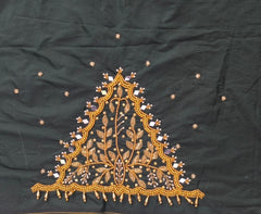 NR920BG -Bottle Green Colour Maggam Work Blouse