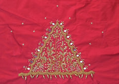 NR920R -Red Colour Maggam Work Blouse