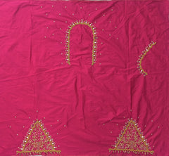 NR920TP -Tomato Pink Colour Maggam Work Blouse