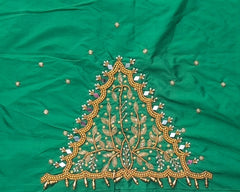 NR920G -Green Colour Maggam Work Blouse