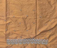 NR699MY - Mustard Yellow (Gandham) Colour Maggam Work Blouse