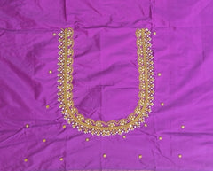 NR699PR - Purple Colour Maggam Work Blouse