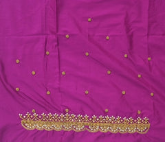 NR699MP - Magenta Pink Colour Maggam Work Blouse