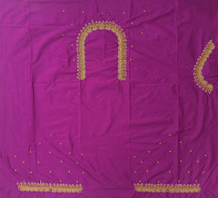 NR699MP - Magenta Pink Colour Maggam Work Blouse