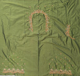 NR896MG -Mahendi Green Colour Maggam Work Blouse