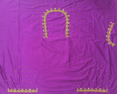NR729PR -Purple Colour Maggam Work Blouse