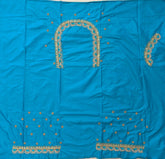 NR769SB -Sky Blue Colour Maggam Work Blouse