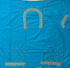 NR769SB -Sky Blue Colour Maggam Work Blouse