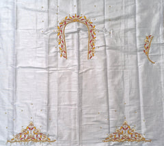 NR895ST - Silver Tissue Colour Maggam Work Blouse