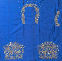 NR1150B - Blue Colour Maggam Work Blouse