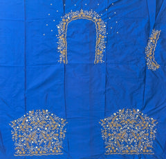 NR1150B - Blue Colour Maggam Work Blouse