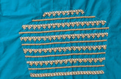 NR999RG - Rama Green Colour Maggam Work Blouse