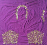 NR1250PR - Purple Colour Maggam Work Blouse