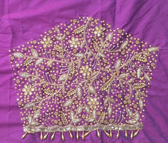 NR1250PR - Purple Colour Maggam Work Blouse