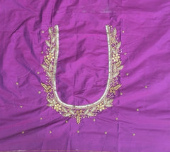 NR1250PR - Purple Colour Maggam Work Blouse