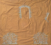 NR1250MY - Mustard Yellow (Gandham) Colour Maggam Work Blouse