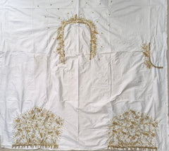 NR1250WH - White Colour Maggam Work Blouse