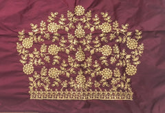 NR396DM- Maroon Colour Computer Work Blouse