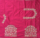 NR399TP - Tomato Pink Colour Computer Work Blouse