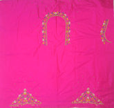 NR895HP - Heart Pink Colour Maggam Work Blouse