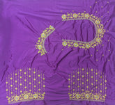 NR404PR -Purple Colour Computer Work Blouse