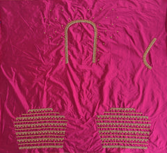 NR999TP -Tomato Pink Colour Maggam Work Blouse