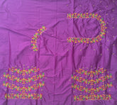 NR480PR -Purple Colour Computer Multi Work Blouse