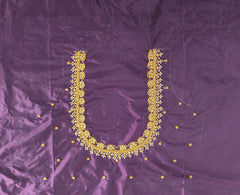 NR699WN - Wine Colour Maggam Work Blouse