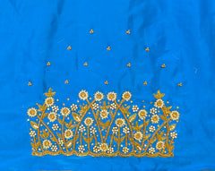 NR899SB - Sky Blue Colour Maggam Work Blouse