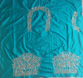 NR1150RG - Rama Green Colour Maggam Work Blouse