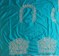 NR1150RG - Rama Green Colour Maggam Work Blouse